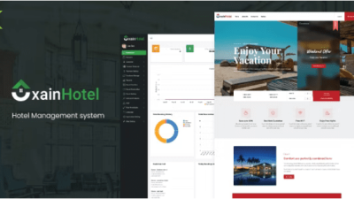 Xain Hotel Management System with Website Free Download