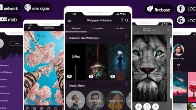 Pro 4K Wallpaper 2022 & Photo Editor System v5.0 – AdMob & Facebook Bidding Ad & Push Notifications