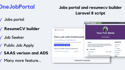 Fixed* OneJobPortal v1.0.9 Jobs board and resume builder [Activated]