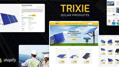 Trixe Solar Responsive Shopify Template May 6, 2023