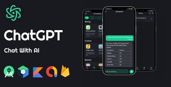 ConversAI ChatGPT AI Native Android Chat App Free Download