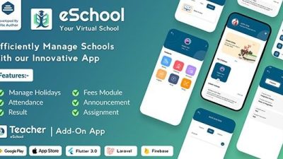Fixed* eSchool v1.0.7 Virtual School Management System Flutter App with Laravel Admin Panel [Avtivated]