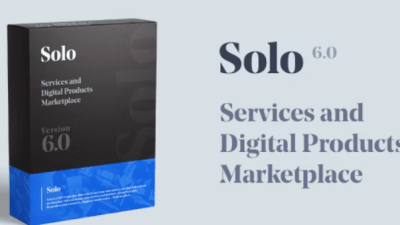 Solo Services and Digital Products Marketplace Free Download