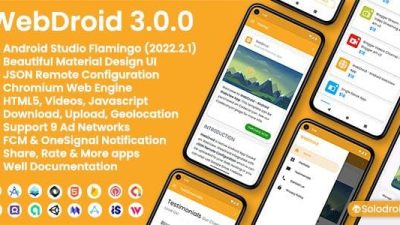 WebDroid - Android WebView App Nulled