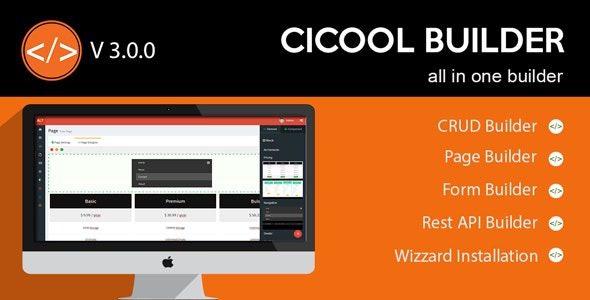 Cicool v3.4.3 – Page, Form, Rest API and CRUD Generator