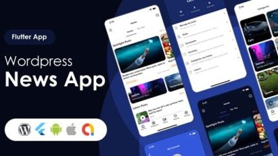 Lucodeia News v1.1.4 Flutter WordPress News App | Admob – DarkMode