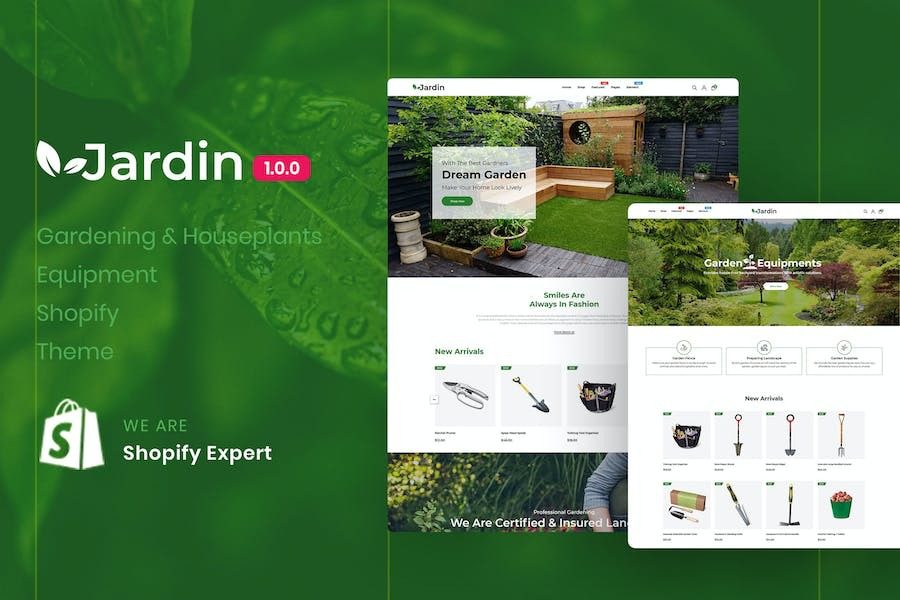 Jardin v1.0.0 – Gardening & Houseplants Equipment Responsive Shopify Theme