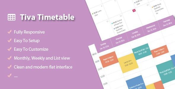Tiva Timetable For PHP Free Download