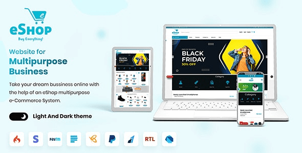 Fixed* eShop eCommerce Single Vendor App | Shopping eCommerce App with Flutter v4.0.5