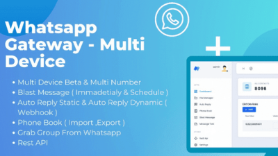Wa Gateway Multi device BETA MPWA MD Nulled Free Download