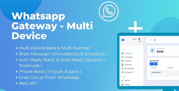 Wa Gateway Multi device BETA MPWA MD Nulled Free Download