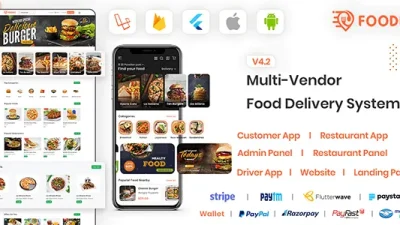 Foodie v5.0 UberEats Clone | Food Delivery App | Multiple Restaurant Food Delivery Flutter App