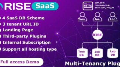 RISE CRM SaaS Plugin Transform Your RISE CRM into a Powerful Multi-Tenancy Solution Free Download
