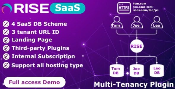 RISE CRM SaaS Plugin Transform Your RISE CRM into a Powerful Multi-Tenancy Solution Free Download
