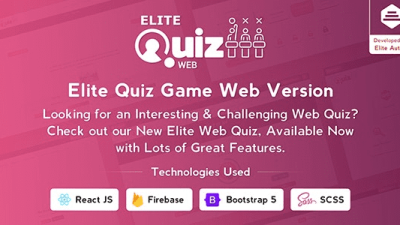 Fixed* Elite Quiz v2.1.1 Trivia Quiz | Quiz Game – Flutter Full App + Admin Panel [Activated]