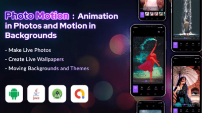 Photo Motion Animation in Photos and Motion in backgrounds