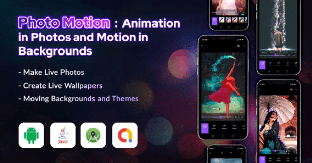 Photo Motion Animation in Photos and Motion in backgrounds
