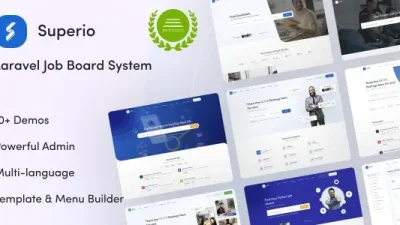 Superio v2.6.0 Theme for JobCore Laravel Job Board CMS