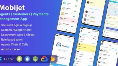 Mobijet ADMIN v1.0.15 Manage & Monitor Agents, Customer & Payments | Android & iOS Flutter app