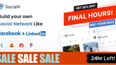 SocialV Social Network Flutter App with BuddyPress (WordPress) Backend Free Download