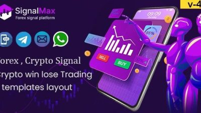 SignalMax Trading & Forex , Crypto Signal Notifier Subscription based Platform Free Download