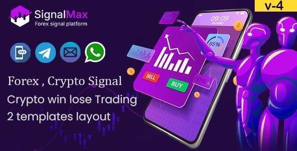 SignalMax Trading & Forex , Crypto Signal Notifier Subscription based Platform Free Download