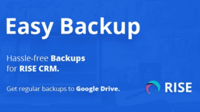 Easy Backup Nulled Regular backups for RISE CRM