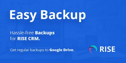Easy Backup Nulled Regular backups for RISE CRM
