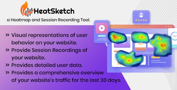 Fixed* HeatSketch v2.9 Heatmap and Session Recording Tool (SaaS Platform)