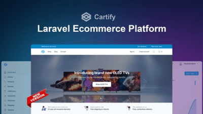 Fixed* Cartify v2.1.0 Laravel Ecommerce Platform with Tailwind CSS