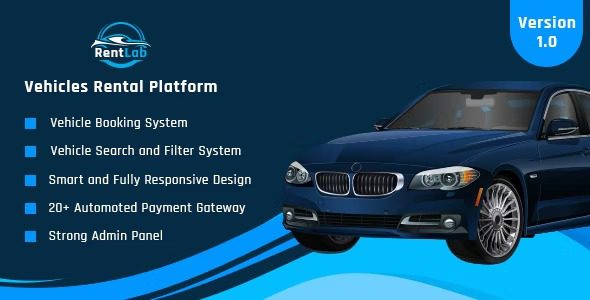 RentLab Vehicles Rental Platform Nulled