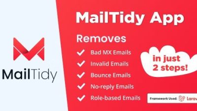 MailTidy Email List Cleaner SAAS Application Free Download