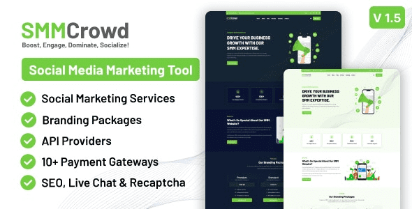 SMMCrowd v1.5.0 Marketplace of SMM Services