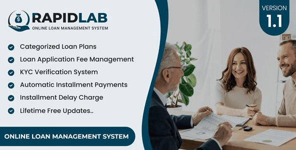 RapidLab v1.1 Online Loan Management System