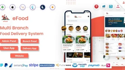 [Activated, Tested] eFood v10.1 Food Delivery App with Laravel Admin Panel + Delivery Man App