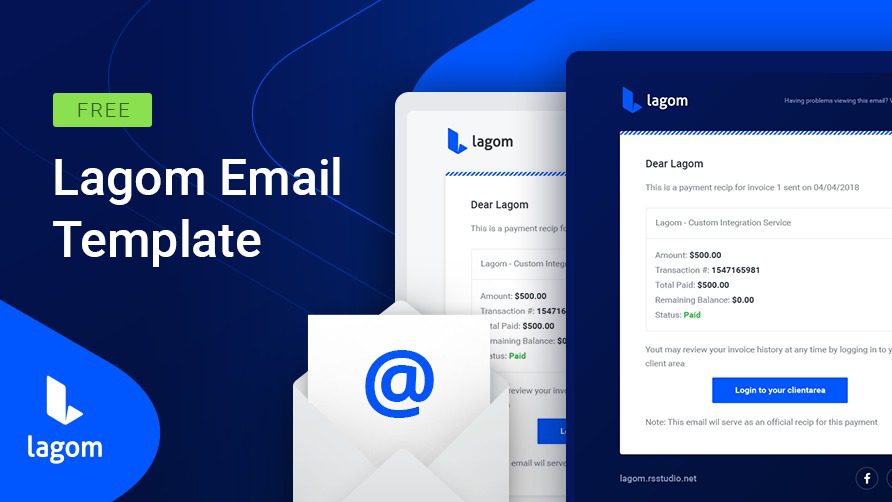 Lagom Whmcs Template Nulled Lagom Email Template Free Download