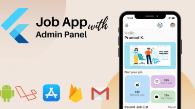 Flutter Job Portal App with Admin Panel v1.0.0