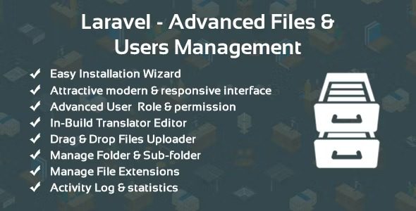 Laravel - Advanced Files & Users Management Free Download