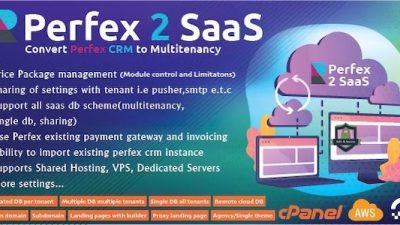 Perfex CRM SaaS Module - Transform Your Perfex CRM into a Powerful Multi-Tenancy Solution Free Download