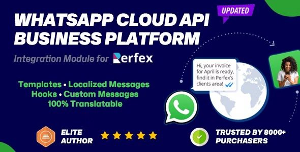 WhatsApp Cloud API Business Integration module for Perfex CRM Free Download