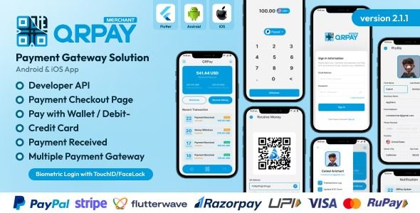 QRPay Merchant Payment Gateway Solution Free Download