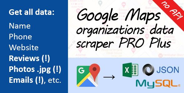 Google Maps Data Scraper PRO plus Free Download