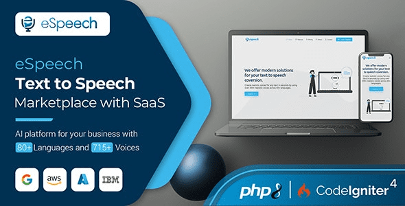 eSpeech v1.4.3 Text to Speech Flutter Full App