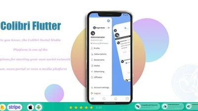 ColibriSM Flutter For ColibriSM Social PHP Script Free Download