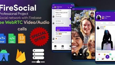 FireSocial Firebase Social Network Free Download