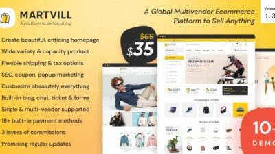 Fixed* Martvill v1.6.0 A Global Multivendor Ecommerce Platform to Sell Anything 