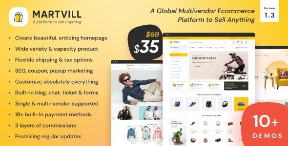 Fixed* Martvill v1.6.0 A Global Multivendor Ecommerce Platform to Sell Anything 