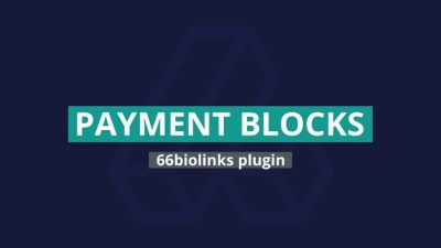 Payment Blocks Plugin 66biolinks v1.2