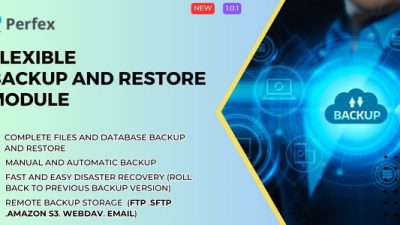Flexible Backup and Restore Module for Perfex v1.0.1