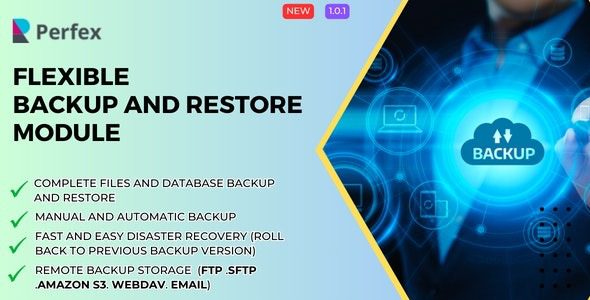 Flexible Backup and Restore Module for Perfex v1.0.1